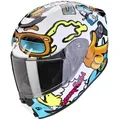 Produktbild: Scorpion Exo Motorradhelm Scorpion Exo-JNR Air Fun Integralhelm Weiss / Blau (1er Set) weiß M