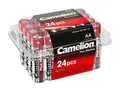 Produktbild: Camelion 11102406 - Batterien Plus Alkaline AA / LR6, 24 Stück, Kapazität 2700 mAh, leistungsstarke Einwegbatterien für elektronische Geräte zur optimalen Energieversorgung