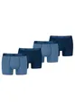 Produktbild: PUMA Boxer Boxershorts Men Herren Everyday Unterhose Unterwäsche 4er Pack, Farbe:007 - Denim, Bekleidungsgröße:L