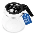 Produktbild: VIOKS Glas Kaffeekanne Ersatz für SEB FS-1000050956 Glaskaffeekessel Coffee Teekessel Glas für Kaffeeliebhaber Kaffeemaschine Lumero Aroma WMF FS-1000050584 BUENO