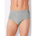 Produktbild: Slip KINGS CLUB, Herren, Gr. 5, 10 Stk., grau (5x grau, meliert, 5x schwarz), 100% Baumwolle, Unterhosen Slip