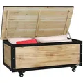 Produktbild: Outsunny Gartenbox,, Natur, Holz, 50x43x100 cm, Ordnen & Aufbewahren, Aufbewahrungsboxen