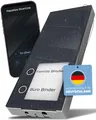Produktbild: DoorLine Slim DECT Farbe: Anthrazit von Telegärtner Elektronik l Clevere Türstation l per Knopfdruck mit der AVM FRITZ!Box zur Tür-Sprechanlage gekoppelt l erweiterbar zur Video-Sprechanlage I