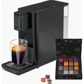 Produktbild: Tchibo Qbo ICONIC Premium Kapselmaschine inkl. 16 recyclebare Qbo Kapseln für Espresso, Caffè und Caffè Grande, kompaktes, innovatives Design, D...
