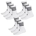 Produktbild: adidas 9 Paar CSH CREW 9p Tennissocken Sportspocken Unisex, Farbe:White, Socken & Strümpfe:49-50