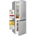 Produktbild: Exquisit Kühl-Gefrierkombination KGC232-60-E-040E silber | Nutzinhalt: 173 L | Standgerät - Silber