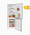 Produktbild: Exquisit Kühl-Gefrierkombination 173l silber LED Glasablagen KGC232-60-E