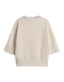 Produktbild: OPUS Damen Sweatshirt | GULOPI Regular Sweatshirt in Strickoptik Natural Glaze, 44