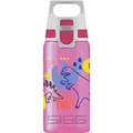 Produktbild: Sigg - Trinkflasche Kinder - Viva One Dino Run - Für Kohlensäurehaltige Getränke Geeignet - Auslaufsicher - Spülmaschinenfest - BPA-frei - Sport & Schule - Pink mit Dinosauriern - 0,5L