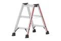 Produktbild: Hymer Stehleiter Hymer Stufenstehleiter beidseitig begehbar, 2x3 Stufen