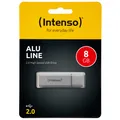 Produktbild: kQ Intenso USB Stick Alu Line 8 GB USB 2.0 Speicherstick silber