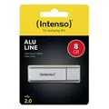 Produktbild: Intenso USB Stick 8GB Speicherstick Alu Line silber