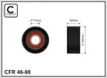 Produktbild: CAFFARO 46-98 Umlenk-/Führungsrolle, Keilrippenriemen für CHRYSLER,MERCEDES-BENZ