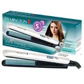 Produktbild: Remington Glätteisen Shine Therapy (hochwertige Keramikbeschichtung angereichert mit Mikrowirkstoffe für mehr Glanz -marokkanisches Arganöl & Vitamin E) LCD-Display, 150-230°C, Haarglätter S8500