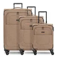 Produktbild: REDOLZ Essentials 12 Trolley-Set 3-teilig Trolley Coffee braun Neu