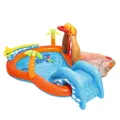 Produktbild: Bestway 53069 Aufblasbarer Pool Lava Lagoon Mit Spritzschutz Bälle Zubehör