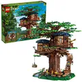 Produktbild: LEGO Ideas Baumhaus mit 3 Kabinen und Blättern, großer Modellbausatz für Teenager ab 16 Jahren 21318