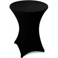 Produktbild: Stehtischhusse Stretch Stehtisch Ø 60 70 80 Cm Husse Tisch Hussen Bistrotisch 60cm Ø / Schwarz