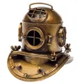 Produktbild: Aubaho Dekoobjekt Taucherhelm Marine 18cm Tiefsee Taucherglocke Dekoration Helm Antik-St