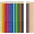 Produktbild: Faber Castell Buntstift Grip Jumbo 5,3 mm Skin Ton 18+6 Etui