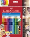 Produktbild: 24 FABER-CASTELL Dreikant-Buntstifte Colour GRIP, Promoetui