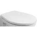 Produktbild: Geberit WC-Sitz RENOVA COMPACT abn mit Deckel Scharniere Edelstahl weiss (571044000)