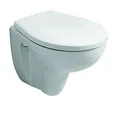 Produktbild: Geberit Renova Compact WC-Sitz / Toilettensitz Befestigung von oben: Absenkautomatik=nein, Befestigung=von oben, weiß / glänzend