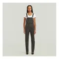 Produktbild: G-Star für Damen. D26920-C106-B575 Graue schmale Latzhose (XL), Lässig, Baumwolle, Ärmellos / Hosenträger