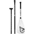 Produktbild: Aqua Marina Solid Paddle Fiberglass 3 teilig Stand-Up Paddel SUP-Paddel schwarz|weiß