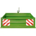 Produktbild: Dema - Stahl Heckcontainer Heckmulde Kippmulde Mulde Kippcontainer 1500 S K1- Grün