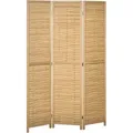 Produktbild: Paravent 3-teilig, 120 X 170 Cm Raumteiler, Trennwand Aus Bambus, Faltbarer Sichtschutz, Raumtrenner Stellwand Für Wohnzimmer, Schlafzimmer, Natur - Homcom