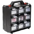 Produktbild: STIER Werkzeugkoffer mit 12 ausziehbaren Behältern, leer