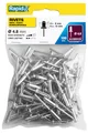 Produktbild: Rapid Blindniete Standard 4,8 x 16 mm aus Aluminium 100 Stück