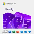 Produktbild: Microsoft Office 365 Family, 6 Personen, 1 Jahr, je 5 Geräte Digitaler Download