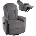 Produktbild: TV-Sessel - grau - Webstoff - mit Aufstehhilfe
