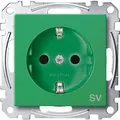 Produktbild: SCHUKO-Steckdose für Sonderstromkreise, erhöhter Berührungsschutz, Steckklemmen,