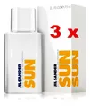Produktbild: Jil Sander Sun - For Women - Eau de Toilette Spray -  3 x 75 ml - NEU