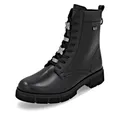 Produktbild: Remonte Damen Low-Top Sneaker D0700, Frauen Halbschuhe,lose Einlage,wasserabweisend,remonteTEX,Freizeit,sportlich,straßenschuhe,schwarz (00),37 EU