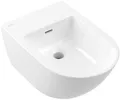 Produktbild: Villeroy & Boch Subway 3.0 Bidet, oval, wandhängend, 1 Hahnloch, mit Überlauf,