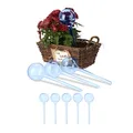 Produktbild: Relaxdays Bewässerungskugeln, 9er Set, HxD: 28 x 8 cm, Durstkugeln für Pflanzen, je 250 ml, Kunststoff, Gießkugel, blau