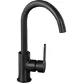 Produktbild: Spültischmischer Enzan Nero Schwenkauslauf Ausladung 175 mm schwarz matt