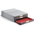 Produktbild: Durable Schubladenbox 760327, Varicolor 3, A4, 3 Fächer, Kunststoff, geschlossen, bunt / grau