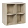 Produktbild: WOLTU Bücherregal Bücherschrank Standregal Würfelregal Aufbewahrungregal Raumteiler Büroregal Aktenschrank 4 Fächer 29x59,8x59,6 cm (BxHxL) SK002hei2