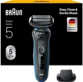 Produktbild: Braun 51-B1000s EasyClean Blau Barttrimmer Wasserdicht Inkl. 1 Aufsatz NEU OVP✅