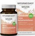 Produktbild: WELEDA Naturweisheit Meine Bakterienkulturen - Bio Nahrungsergänzungsmittel für die Darmflora mit 12 verschiedenen Lactobacillus & Bifido Milchsäurebakterien & Bio Inulin (40 Kapseln/glutenfrei)