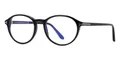 Produktbild: Tom Ford FT5753-B 001 51 Brille Brillenfassung Brillengestell Schwarz Blaufilter