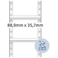 Produktbild: Herma - Endlosetikett 88,9 X 35,7 Mm (b X H) Nicht Wieder Ablösbar Mit Führungslochrand Papier Weiß 1-bahnig 4.000 Etik./pack.