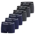 Produktbild: JACK & JONES Herren Boxershorts 6er Pack Basic Trunks Boxer Stretch Unterhosen Unterwäsche Retroshorts Set Baumwolle Schwarz Rot Grün Blau Grau XXL, Größe:XXL, Farbe:Pack 5