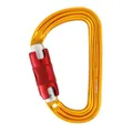 Produktbild: PETZL - Karabiner Sm'D TWIST LOCK - Unisex, Yellow, D-Form, Öffnung 20 mm