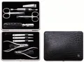 Produktbild: Zwilling ZWILLING® Classic Inox Rahmen-Manicure Etui Kroko Nagelpflegeset schwar